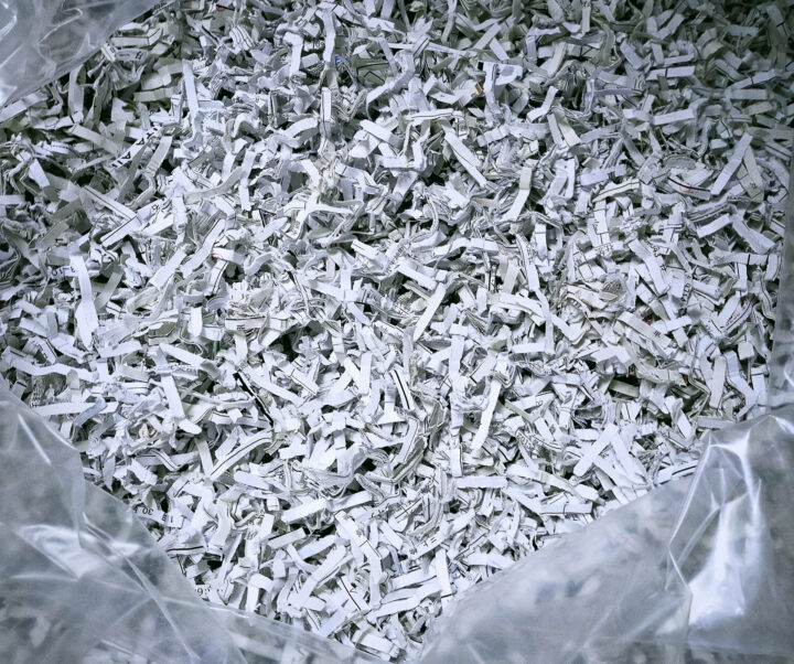 シュレッダーのゴミ袋